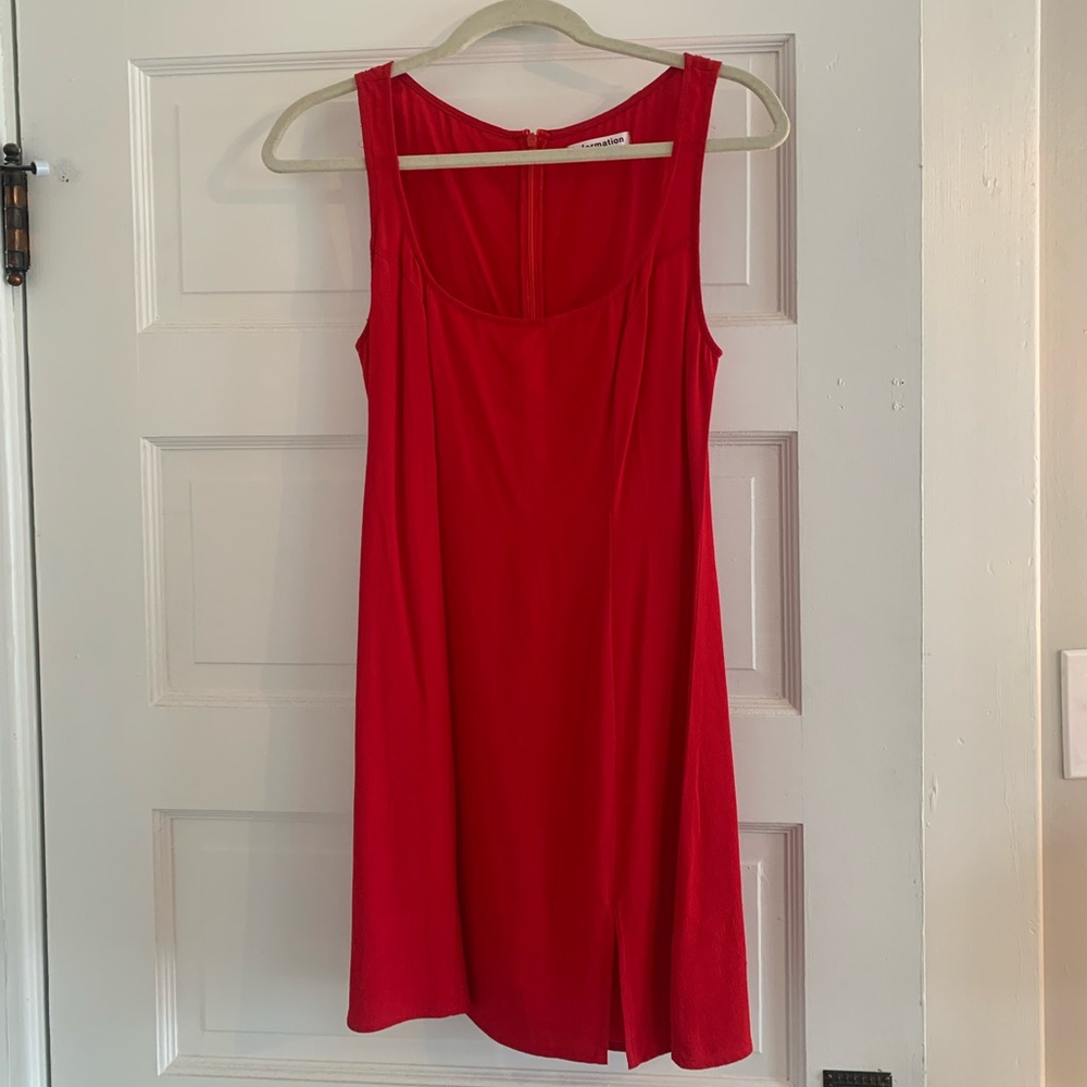 Reformation Red Mini Dress